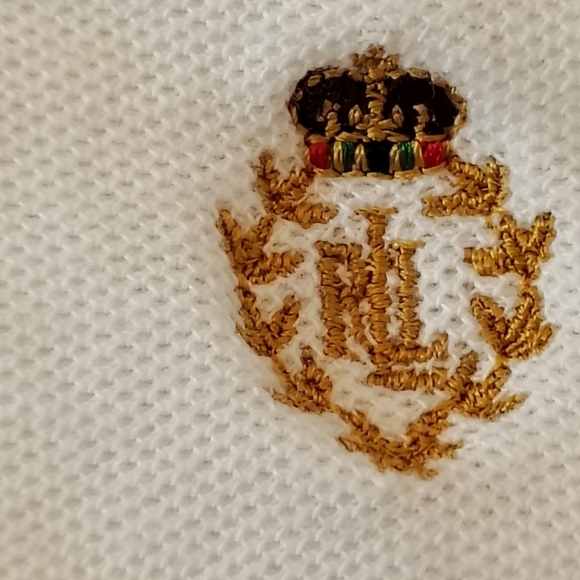 Lauren Ralph Lauren Polo Shirt  Mens XL White Long Sleeve Preppy Vintage 90s Y2K - Picture 4 of 9